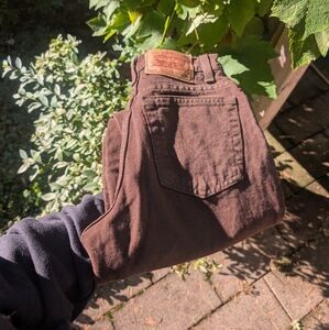 Rare Levi's 550 Brown Jeans 🤎